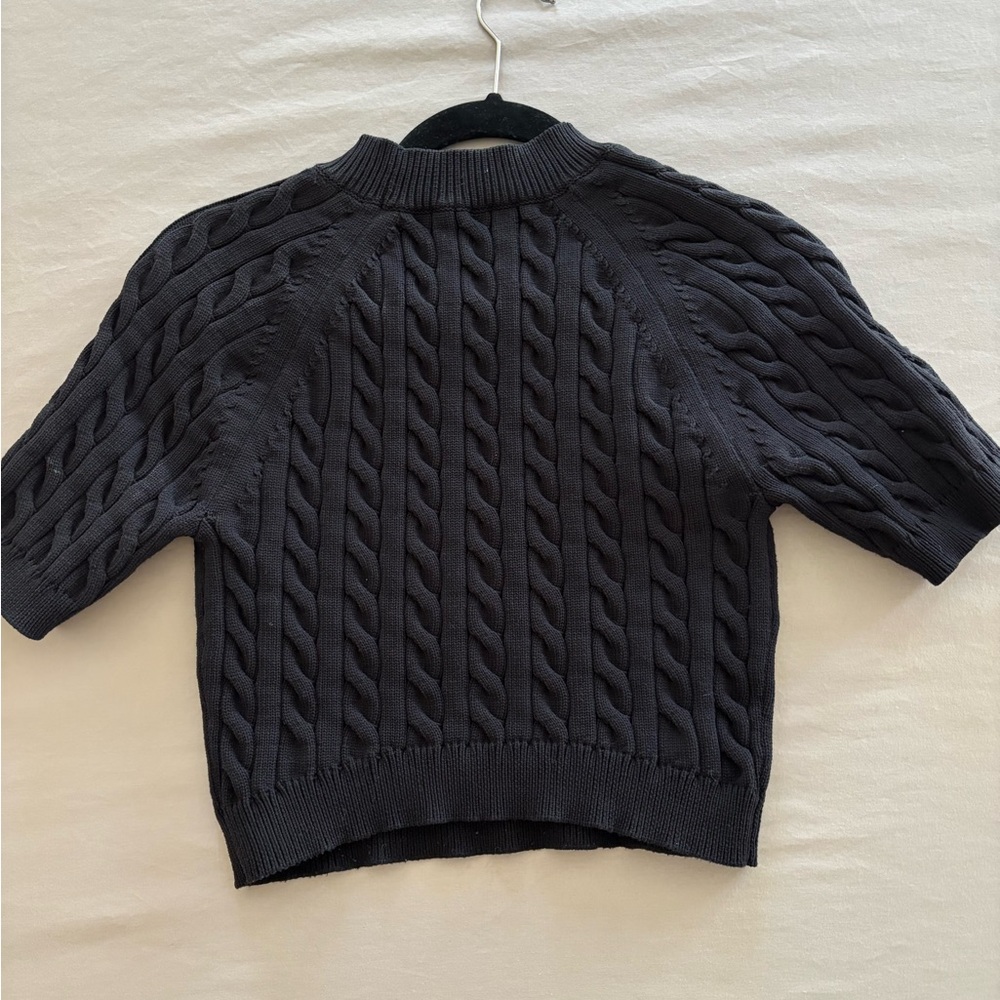 T by Alexander Wang knit crop top - Picture 2 of 3